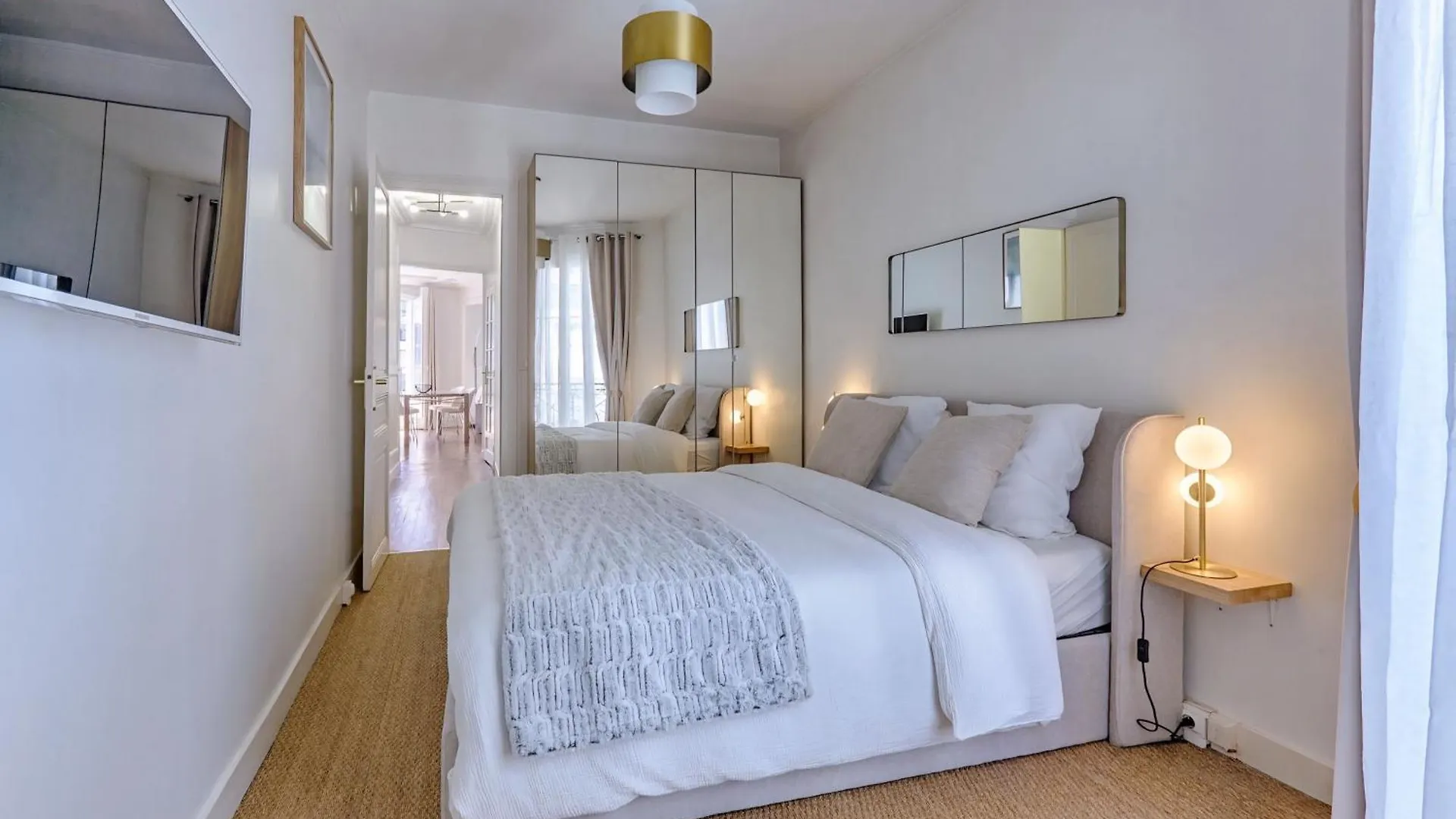 Chic Paris Flat 10 Mins From Arc De Triomphe公寓 0*,